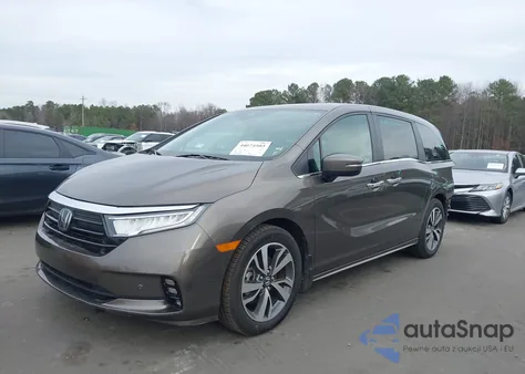 2022 Honda Odyssey Touring from USA, damaged, VIN 5FNRL6H87NB067361